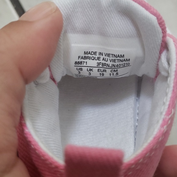 Converse Baby Shoes Size 3 - Picture 4 of 4